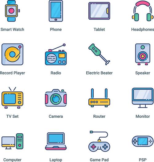 电子产品与家用电器插画下载指南